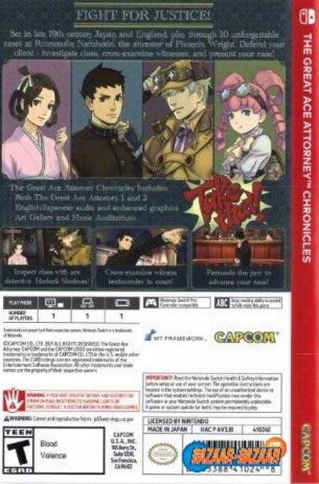 The Great Ace Attorney Chronicles Switch Usa