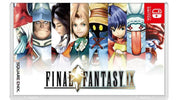 Box cover art for Final Fantasy 9 game on Nintendo Switch featuring character portraits.