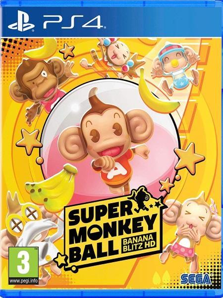 Super Monkey Ball: Banana Blitz HD P4 front page