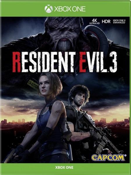 Resident Evil 3 - Xbox One front cover
