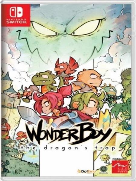 Wonder Boy The Dragon's Trap switch front cover 