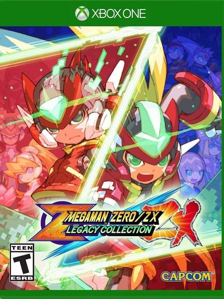 Mega Man Zero Zx Legacy Collection XB1 front cover